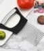 Stainless Steel Onion Cutter & Vegetable Slicer Holder Tool (1 Pc)